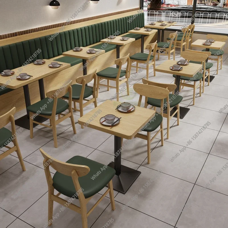 Food City Snacks - L-J Customized Coffee Shop Solid Wood