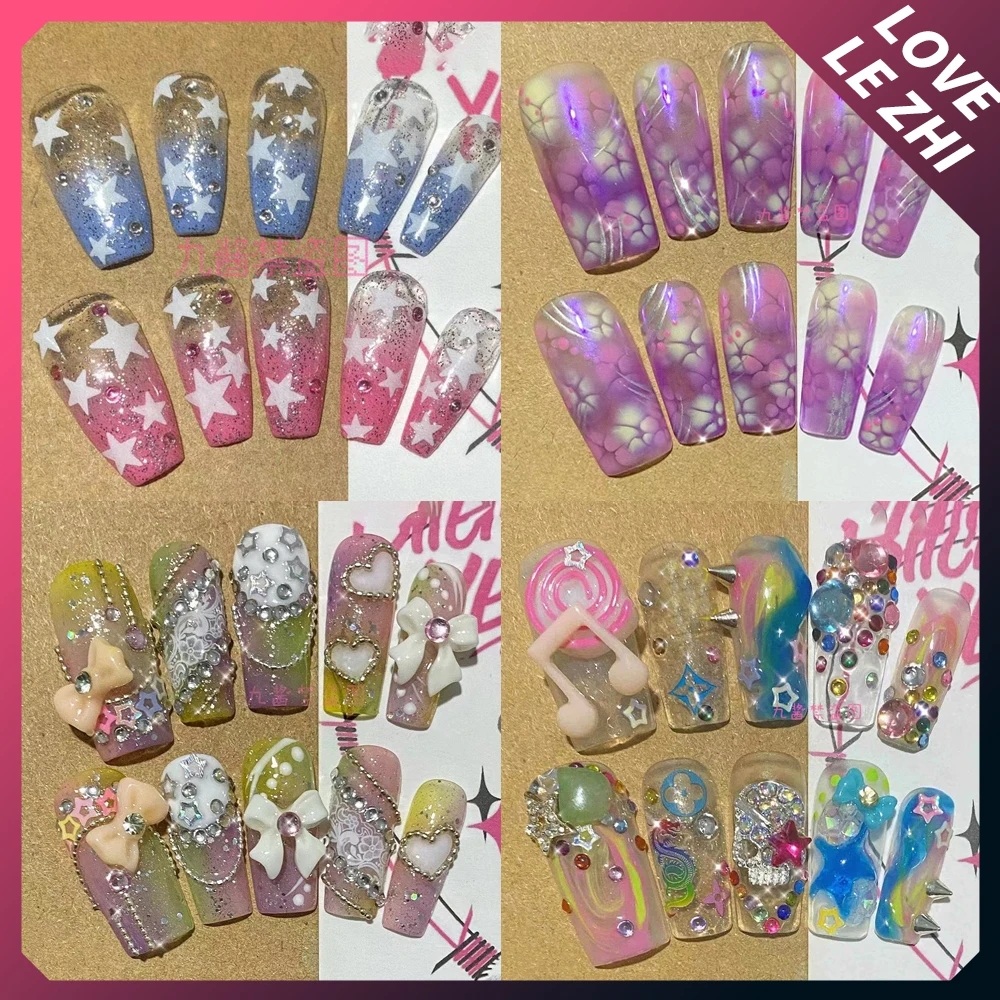 Y2K Full Cover Candy Color Nai - Spicy Food Snacks review and price