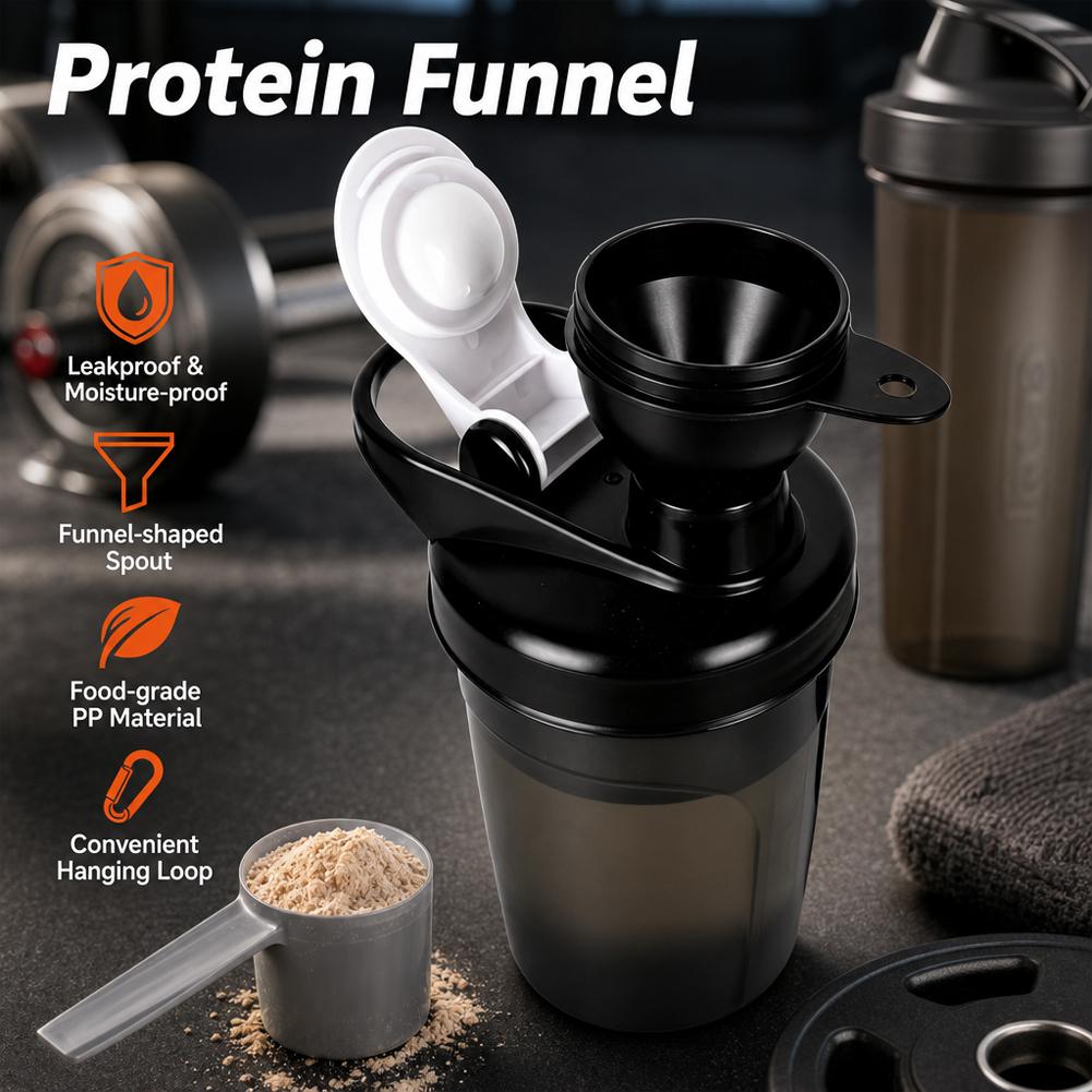 PP Plastic Protein Powder Funn - Protein Bar Box review and price
