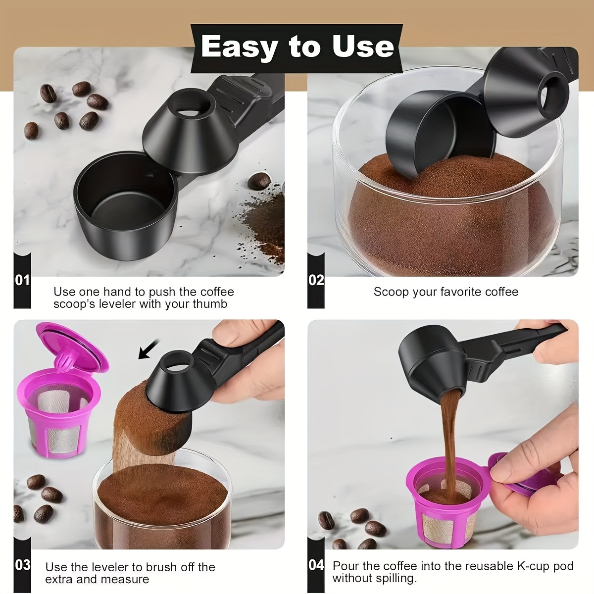 Coffee Scoop & Funnel Protein  - Protein Bar Box review and price