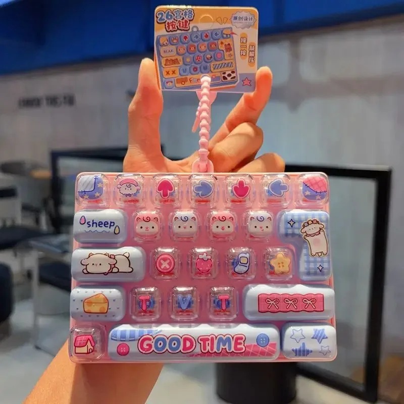 Candy Color Keycap Keychain Cu - Spicy Food Snacks review and price