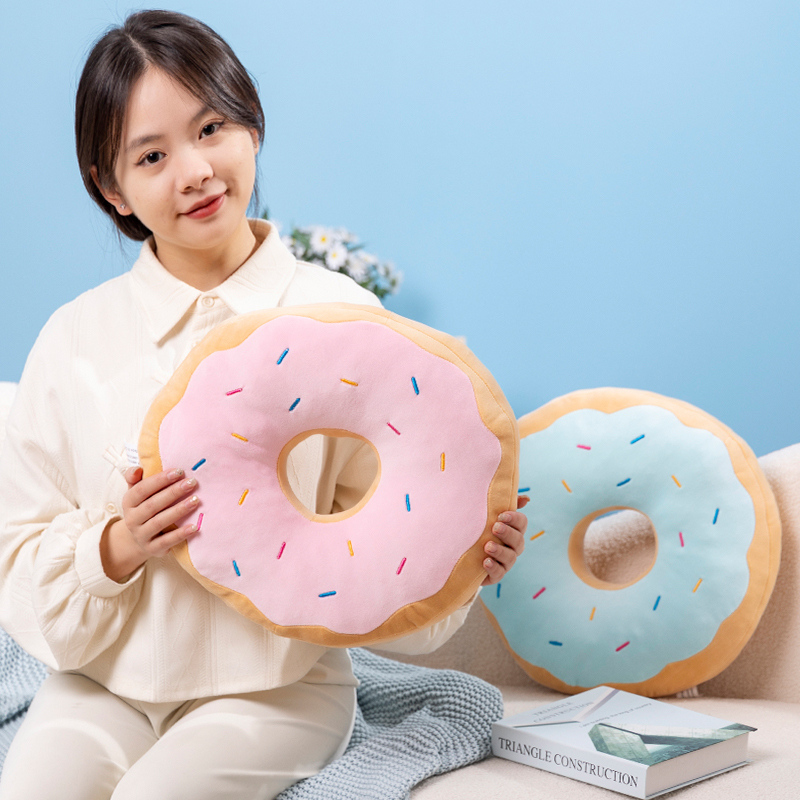 Candy Colors Donut Plush Pillo - Soft Food Snacks Kids review and price